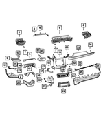 68379052AA - Interior Trim: Lighted Spear for Jeep: Grand Cherokee L Image