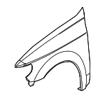 89044619 - Body: Fender for Saab: 9-7x Image