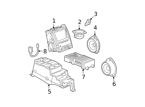 Sound System for 2007 Cadillac Escalade EXT #0