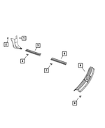 1BE53DK7AC - Interior Trim: Cowl Side Trim Panel, Left for Mopar Image image