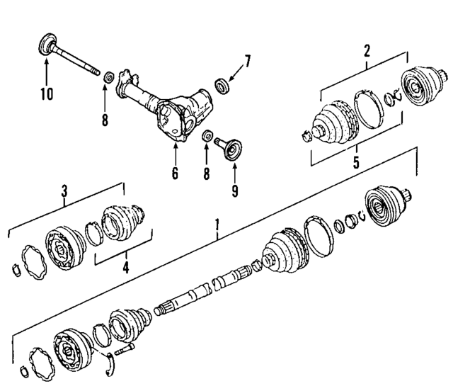 95534912700 - Front Drive Axle: Companion Flange for Porsche Image