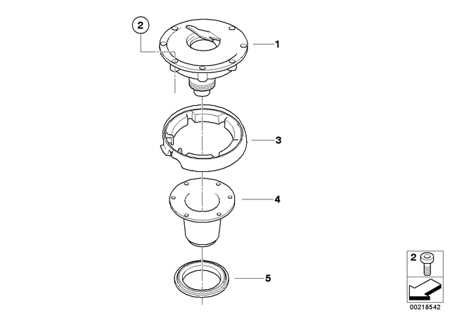 7129904329 - Fuel Supply: Torx Bolt - M5X28-A2-70 for BMW-Motorrad Image