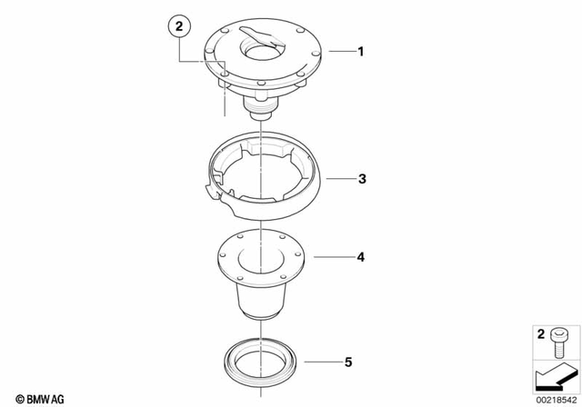 7129904329 - Fuel Supply: Torx Bolt - M5X28-A2-70 for BMW-Motorrad Image