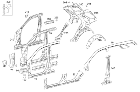 Side Walls for 2015 Mercedes-Benz ML250 #0