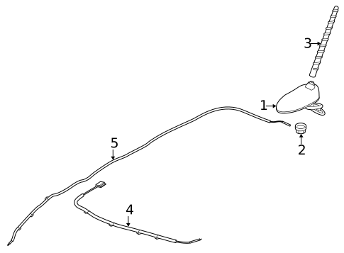 Antenna & Radio for 2015 Kia Soul EV #0