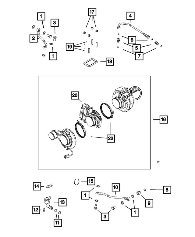 68005447AA - 6.7L Turbo Diesel; Engine: Female Fitting for Mopar Image