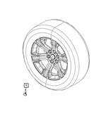 68339096AB - Electrical: Tire Pressure Sensor for Mopar Image image