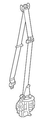 888B0AR500OCW - : Seat Belt Assembly for Hyundai Image