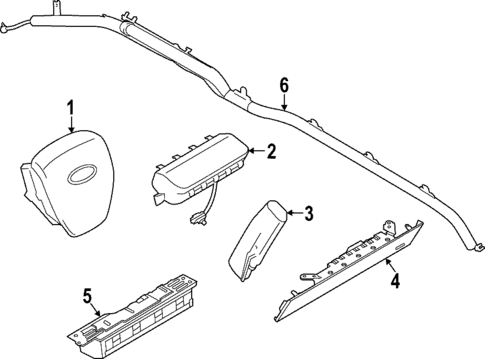 Air Bag Components for 2024 Ford F-150 Lightning #1