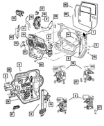 6508313AA - Doors, Door Mirrors and Related Parts: Screw for Mopar Image