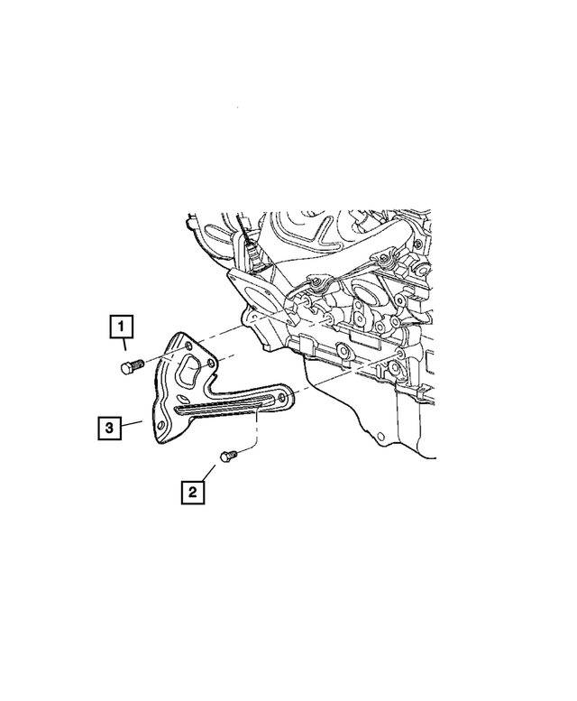 6501741 - Engine Mounting: Hex Head Screw And Washer for Mopar Image
