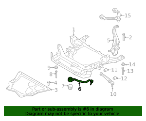 2014-2019 BMW Ft Lower Control Arm 31126851692 | OEM Parts Online