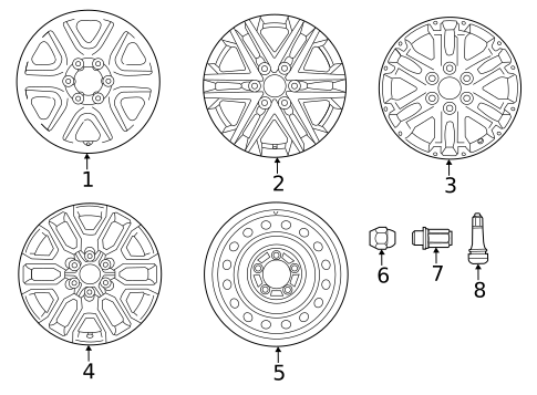 Wheel for 2025 Toyota Tundra #0