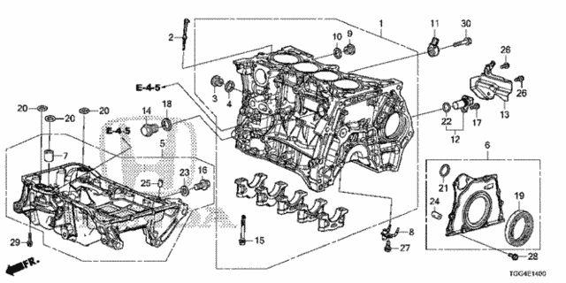 Cylinder Block - Oil Pan for 2018 Honda Civic #0