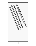 76630SJAA01 - Electrical: Wiper Blade for Acura: RL Image