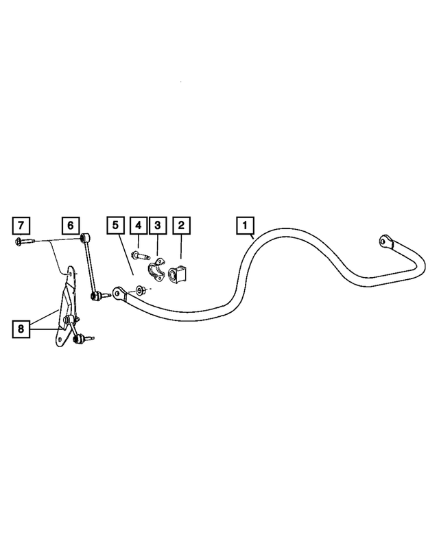 « 6508505AA – Rear Suspension : Tête Hexagonale Boulon Et Rondelle, Montage pour Mopar Image »