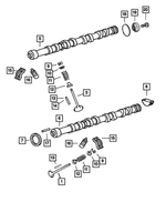 4777898AA - Engine 2.0L Four Cylinder: Exhaust Valve for Mopar Image
