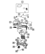 68541153AA - Air Conditioners and Heaters: Distribution Housing for Jeep: Gladiator, Wrangler Image