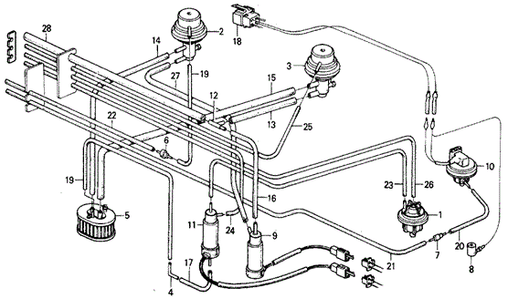 Control Box (2) (DX, S, GL: '84) for 1984 Honda Civic #0