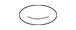 254421D100 - Cooling System: Reservoir Cap Gasket for Hyundai Image