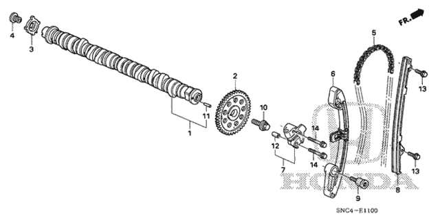 Camshaft - Cam Chain for 2007 Honda Civic #0
