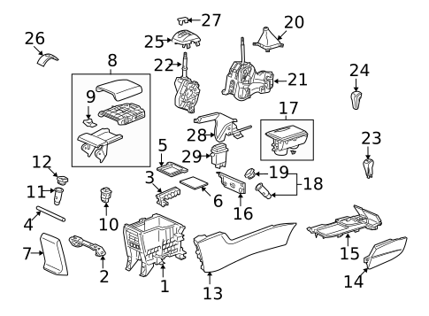 Parking Brake for 2008 Honda Accord #0