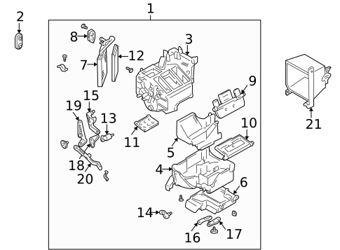 Heater Components for 2001 Chevrolet Tracker #0
