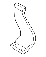 4G0819347E - Body: Duct for Audi: A6, A6 Quattro, A7 Quattro, RS7, S6, S7 Image