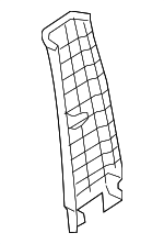 858301E250OR - Body: Upper Center Pillar Trim for Hyundai: Accent Image