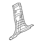 858451E000AR - Body: Lower Center Pillar Trim for Hyundai: Accent Image
