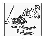 51168080364 - Body: Mirror Assembly for BMW: X4 Image