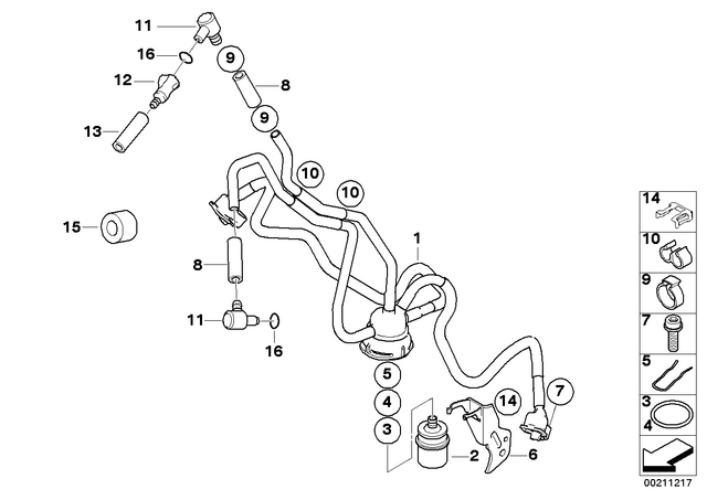 13537702691 - : Fuel Distributor for BMW-Motorrad Image