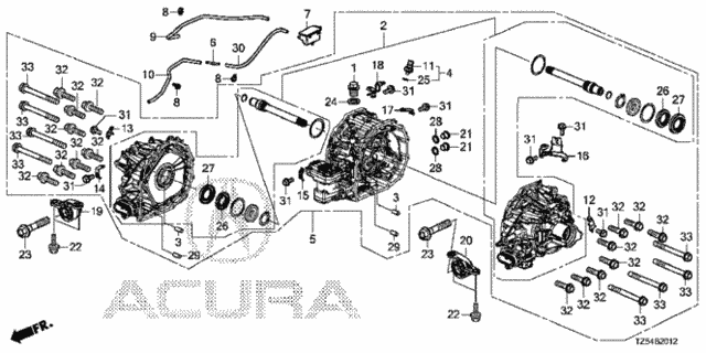 Rear Differential - Mount (3) for 2017 Acura MDX #0