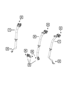 1VA701L2AF - : Retractor Seat Belt, Outboard, Right Or Left for Mopar Image