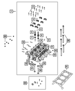 68093304AA - 3.0L Turbo Diesel; Engine: Valve Spring Retainer Lock for Mopar Image