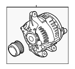 GLV9136RM - Electrical: Motorcraftâ„¢ Alternator for Ford: Fusion Image