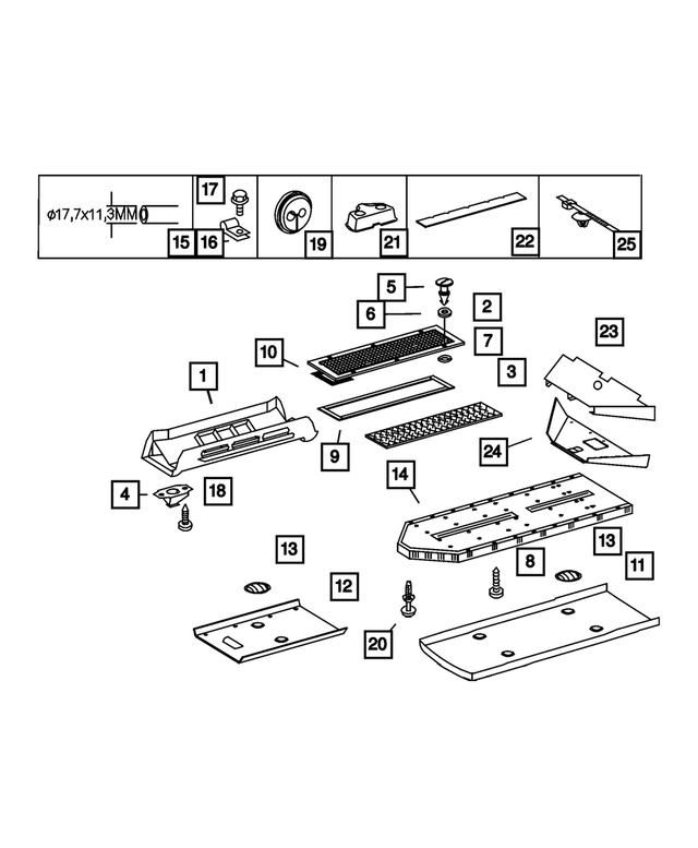 5103546AA - : A/C And Heater Unit Filter for Mopar Image