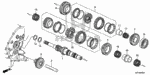 23210RPHA02 - Transmission - Manual: MAINSHAFT for Honda Image