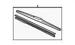8522253071 - : Wiper Blade for Lexus Image