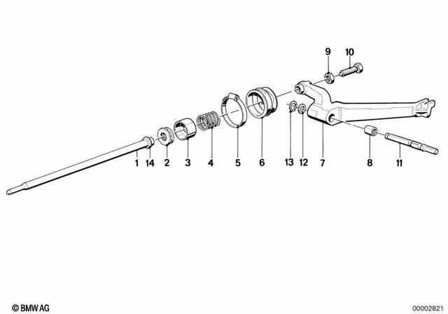 23131451120 - Clutch: Rod -  for BMW-Motorrad Image