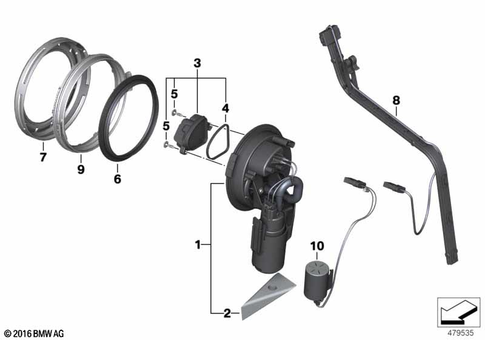 Delivery, Control Units, Fuel Pump for 2006 BMW-Motorrad R 1200 R #0