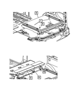 1HM241J8AA - Interior Trim: Cargo Rail Bezel, Right for Mopar Image