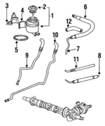 96434744904 - : Power Steering Return Hose for Porsche: 911 Image