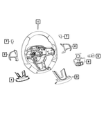 5RB86LR5AA - Steering: Steering Wheel for Jeep: Grand Cherokee Image