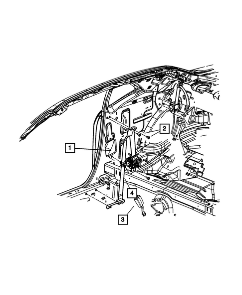 Seat Belts for 2014 Dodge Challenger #0