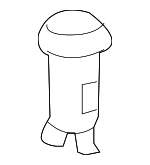 4774950100 - Body: Grille Clip for Lexus: LS460, LS600h Image