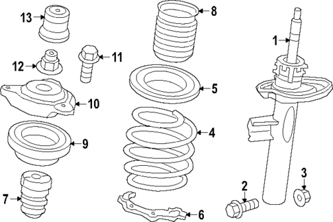 Struts & Components for 2024 Mercedes-Benz EQB 350 #0