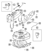 52029544AA - Fuel: Fuel Vapor Tube for Mopar Image