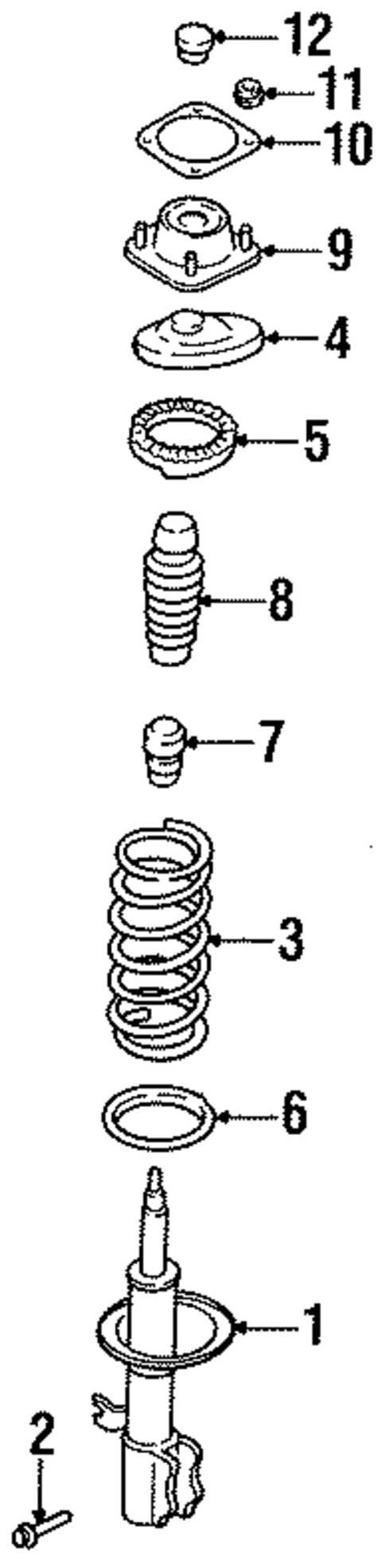 Struts & Suspension Components for 1994 Kia Sephia #0