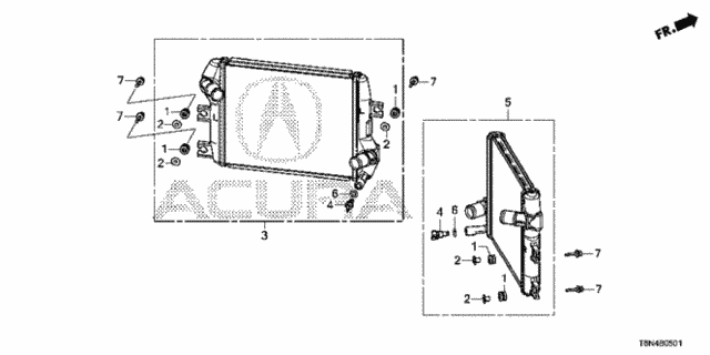 Radiator (R./L.) (Toyo) for 2019 Acura NSX #0